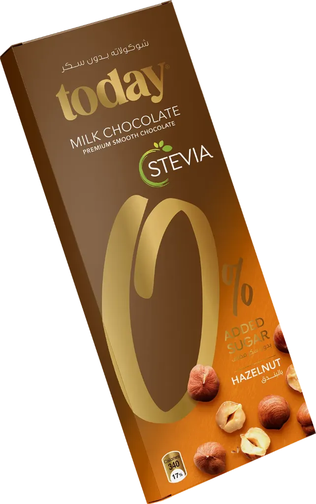 TODAY Stevia Milk Chocolate Hazelnut N.A.S. 60g