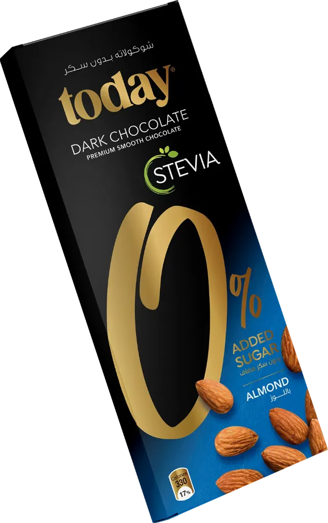 TODAY Stevia Dark Chocolate Almond N.A.S. 60g