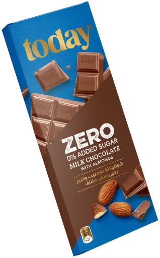 TODAY ZERO Milk Chocolate with Almond